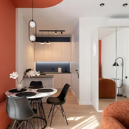 New Old Town Flat, Free Parking, Tv, Work Desk, Monitor, Ac, Security * 里加